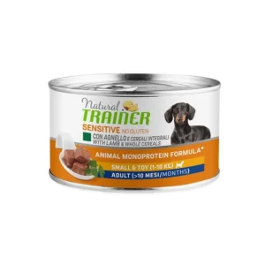 Natural Trainer - Adult Small & Toy Mantenimento - Agnello e Cereali Integrali 150gr