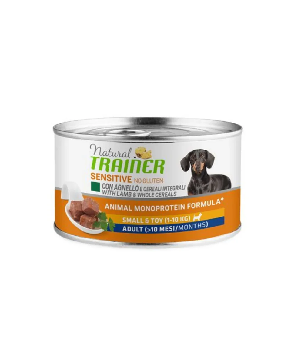 Natural Trainer - Adult Small & Toy Mantenimento - Agnello e Cereali Integrali 150gr - immagine 2