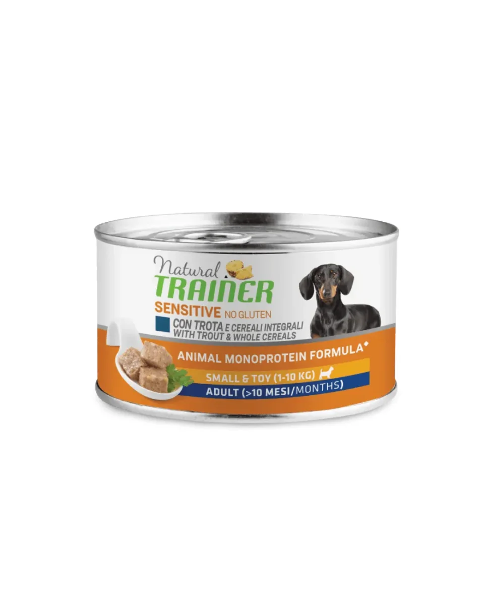 Natural Trainer - Adult Small & Toy Mantenimento - Trota e Cereali Integrali 150gr