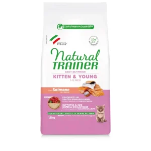 Natural Trainer - Kitten Mantenimento - Salmone 1,5kg