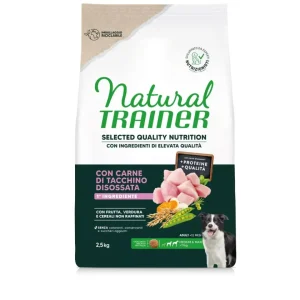 Natural Trainer - Selected Quality Nutrition per Cane Adulto Medium / Maxi - Tacchino 2,5kg