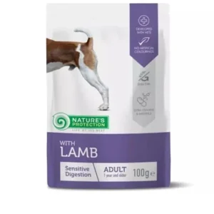 Nature's Protection - Pouch Adult Dog - Cibo Umido in Bustina - Agnello 100 gr