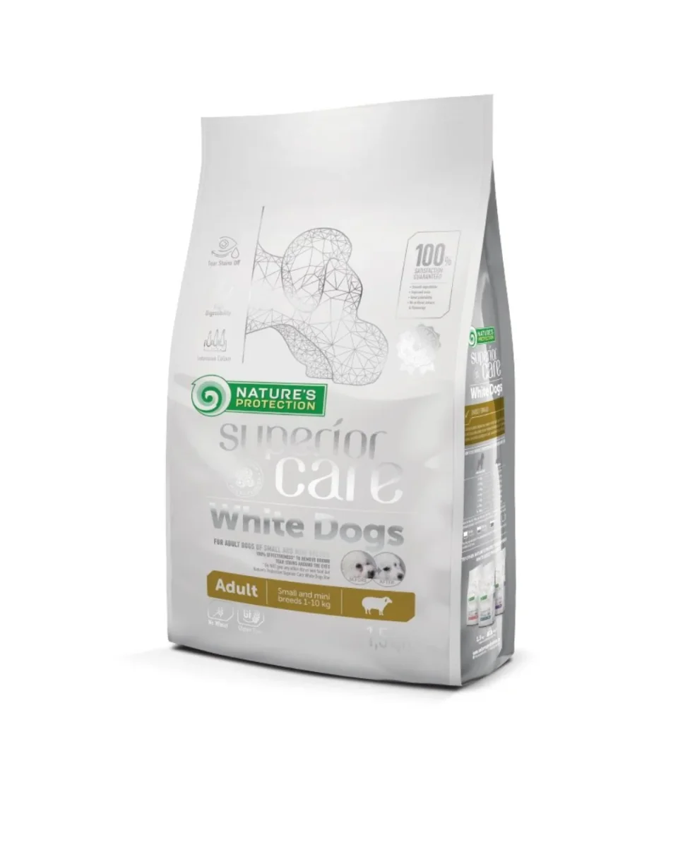 Nature's Protection - Superior Care White Dog Grain Free - Adult Small Breed - Agnello 10kg - immagine 2