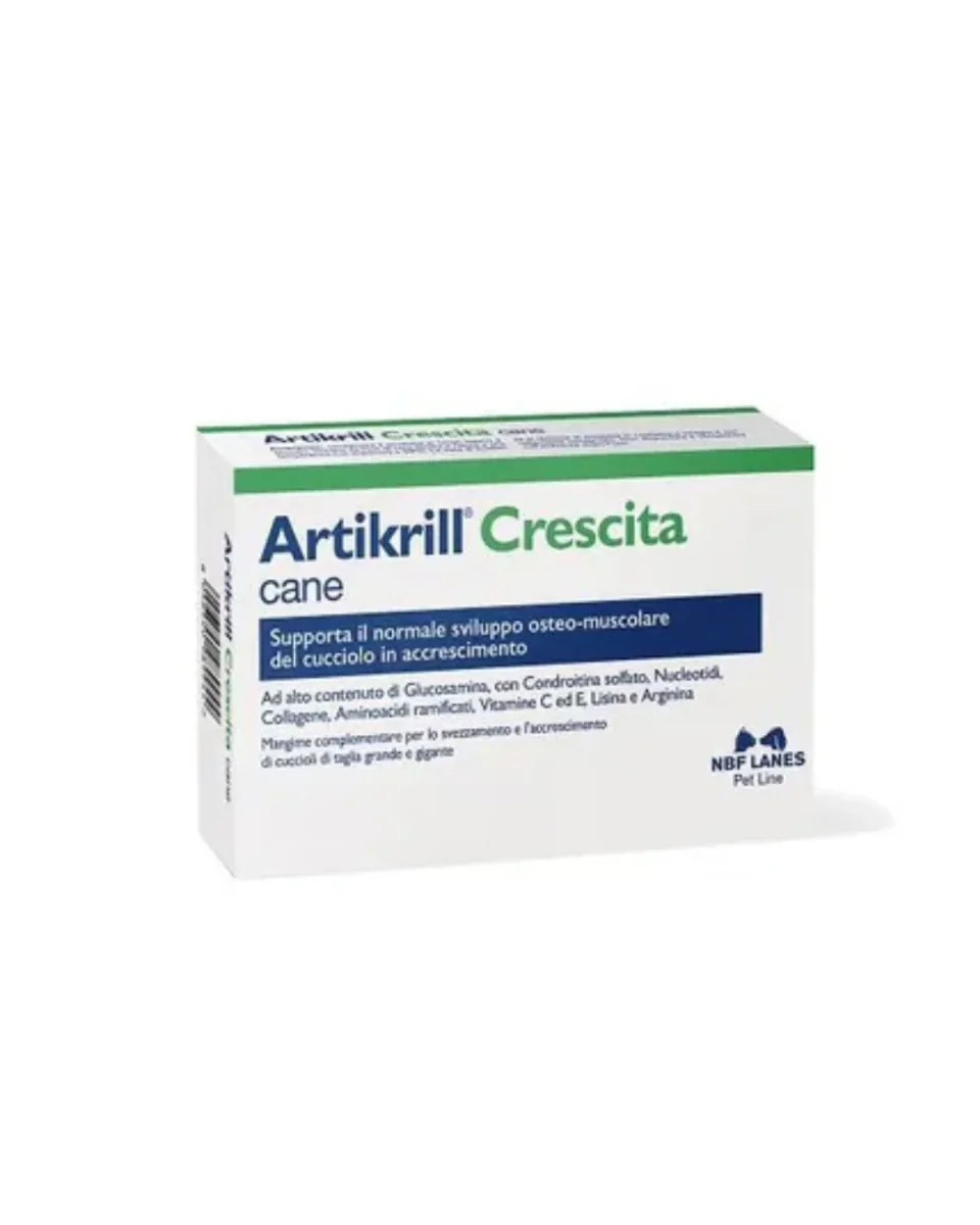 Nbf Lanes - Artrikrill Crescita Cane - 30 Compresse