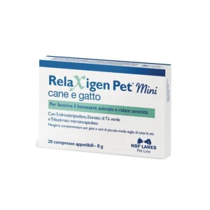 Nbf Lanes - Relaxigen Pet Mini Cane e Gatto - 20 Compresse Appetibili
