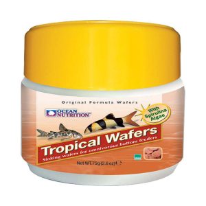 Ocean Nutrition Tropical Wafers con spirulina per pesci da fondo 75 g