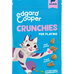 Edgard & Cooper Biscottini CRUNCHIES di Salmone Snack per GATTI