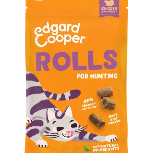 Edgard & Cooper Rotolini ROLLS di Pollo Snack per GATTI