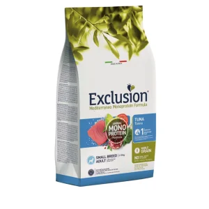 Exclusion - Mediterraneo Monoproteico Noble Grain Adult Small Breed - Tonno 500gr