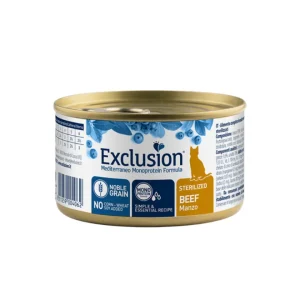 Exclusion - Monoproteico Noble Grain Gatto Sterilizzato - Manzo 85gr