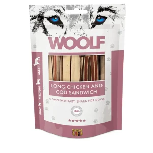 Woolf - Sandwich Lungo di Pollo e Merluzzo - 100 gr