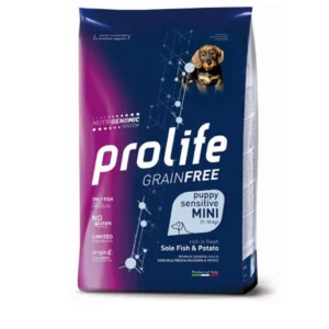 Prolife - Dog Grain Free Sensitive - Puppy Mini - Sogliola e Patate 2 kg