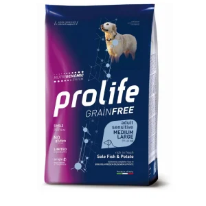Prolife - Dog Sensitive Pesce e Patate Medium/Large 2,5kg