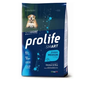 Prolife - Smart Puppy Medium - Pollo e Riso 10 kg
