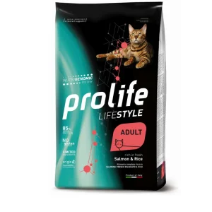 Prolife - Lifestyle Gatto Adult - Salmone e Riso 1,5kg