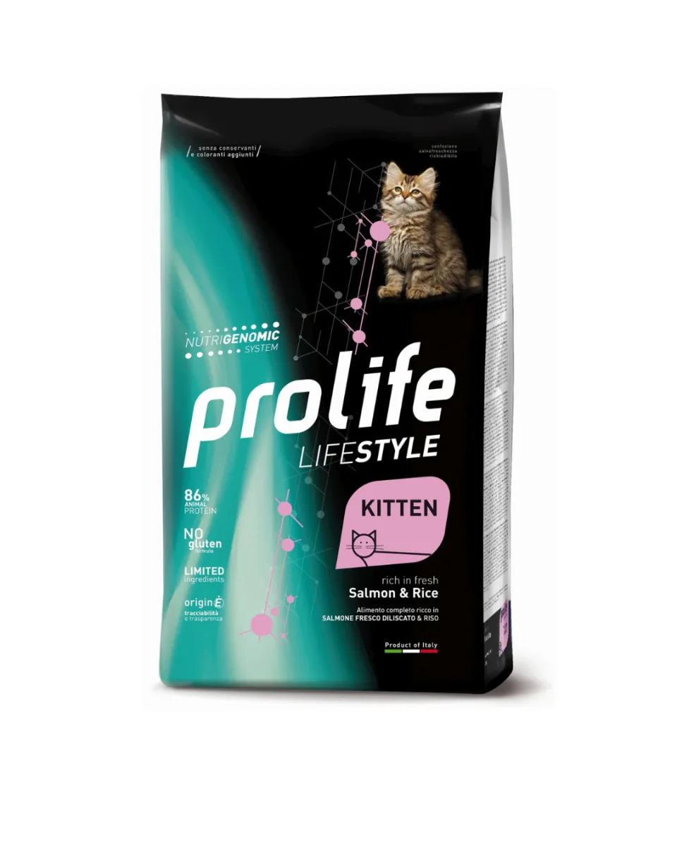 Prolife - Lifestyle Kitten - Salmone e Riso 1,5kg