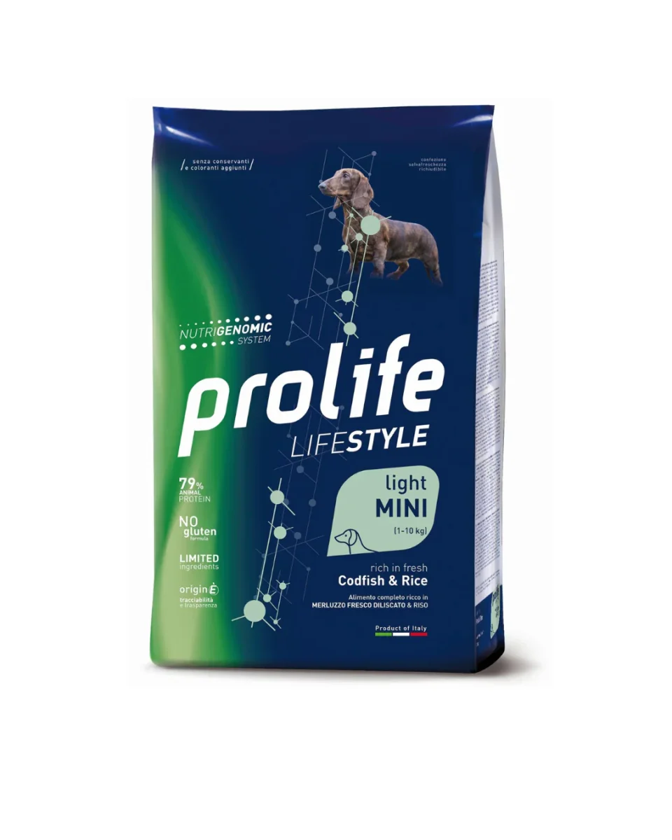 Prolife - Light Adult Mini - Merluzzo e Riso 2kg - immagine 2