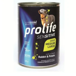Prolife - Sensitive Adult Medium Large - Coniglio e Patate 400 g