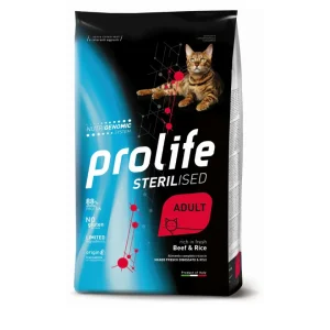 Prolife - Sterilizzato Gatto Adult - Manzo e Riso 400 gr