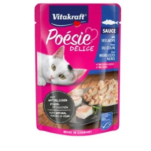 Vitakraft- Poesie Delice Sauce Merluzzo nero 85 gr