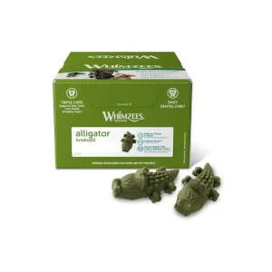 Whimzees - Alligatore L - Box 30 Pezzi - Snack Dentali Naturali