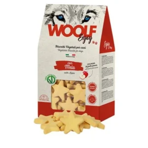 Woolf - Enjoy Biscotti Vegetali per Cani - Gusto Mela - 400 gr