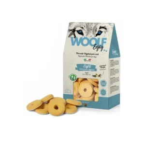 Woolf - Enjoy Biscotti Vegetali per Cani -Gusto Vaniglia Light - 400 gr