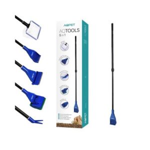 Aqpet AqTools 5in1 – kit per la pulizia dell’acquario