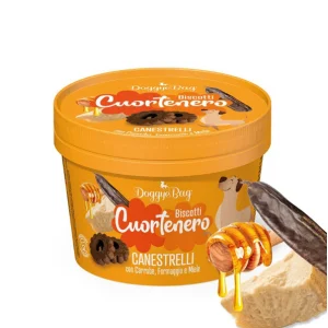 DoggyeBag CUORTENERO CANESTRELLI Con Miele e FORMAGGIO Biscotti Per Cani