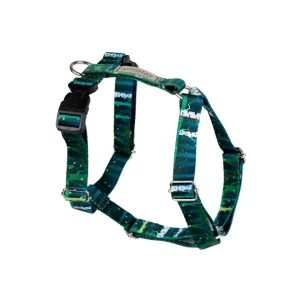 Amiplay - Pettorina ad H Regolabile - Misura XL - Colore Foresta