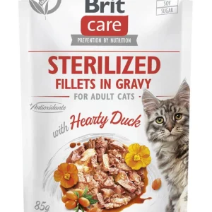 Brit Care Umido Gatto Bustine Sterilizzato Anatra Succulenta