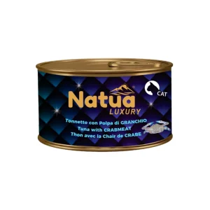Natua Luxury - Straccetti al Naturale Per Gatti - Tonno Con Polpa Di Granchio