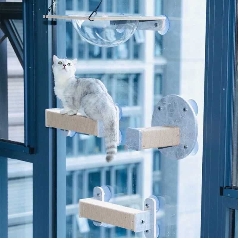 Albero tiragraffi da parete – finestra – vuemiaou