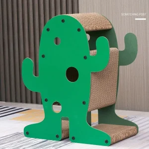 Albero tiragraffi divertente – cartone ondulato denso da graffiare