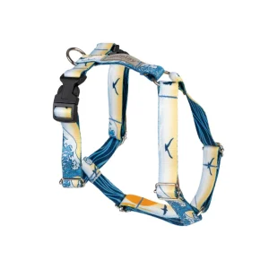 Amiplay - Pettorina ad H Regolabile - Misura XL - Colore Waves